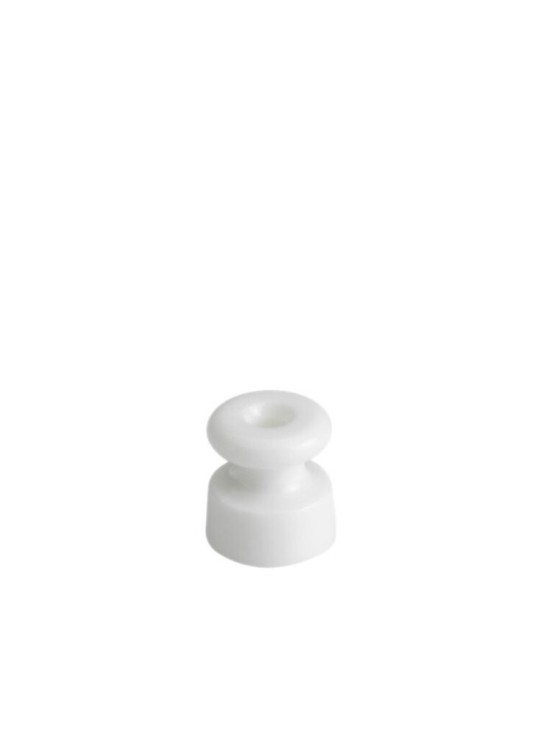 Isolator in white porcelain enameled finish