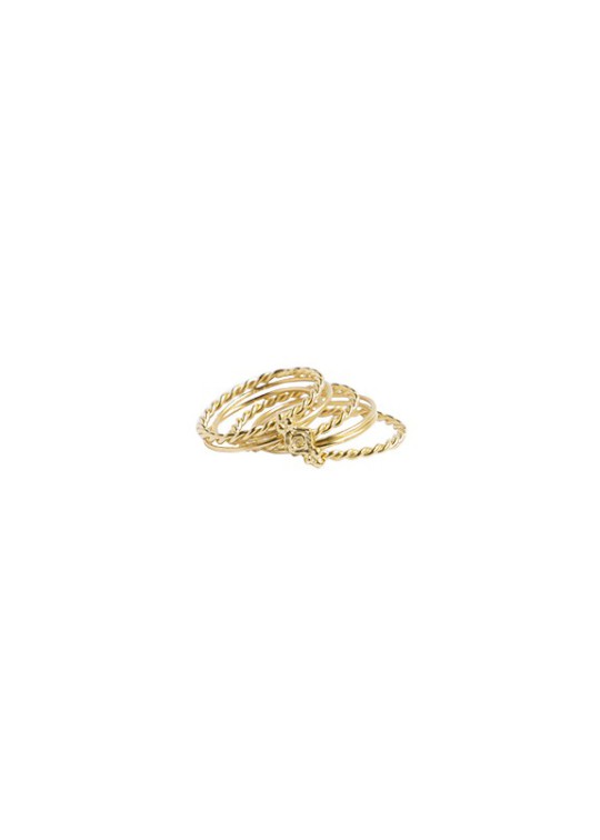 Ring in silver-gilt Gaïa
