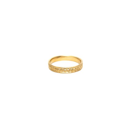 Ring in silver-gilt or 18 carats gold Louise