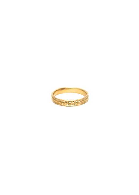 Ring in silver-gilt or 18 carats gold Louise