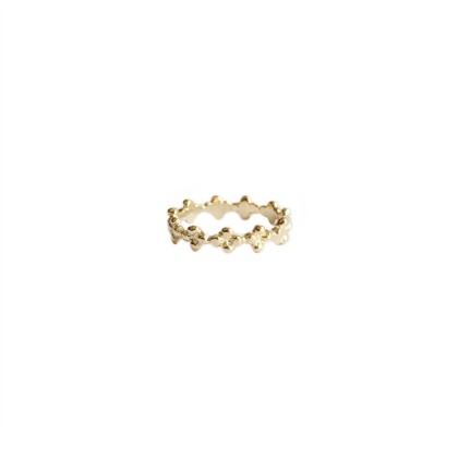 Ring in silver-gilt or 18 carats gold Lucky